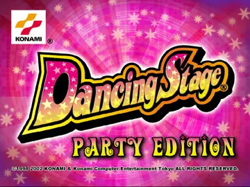 Dancing Stage - Party Edition (EU) screen shot title